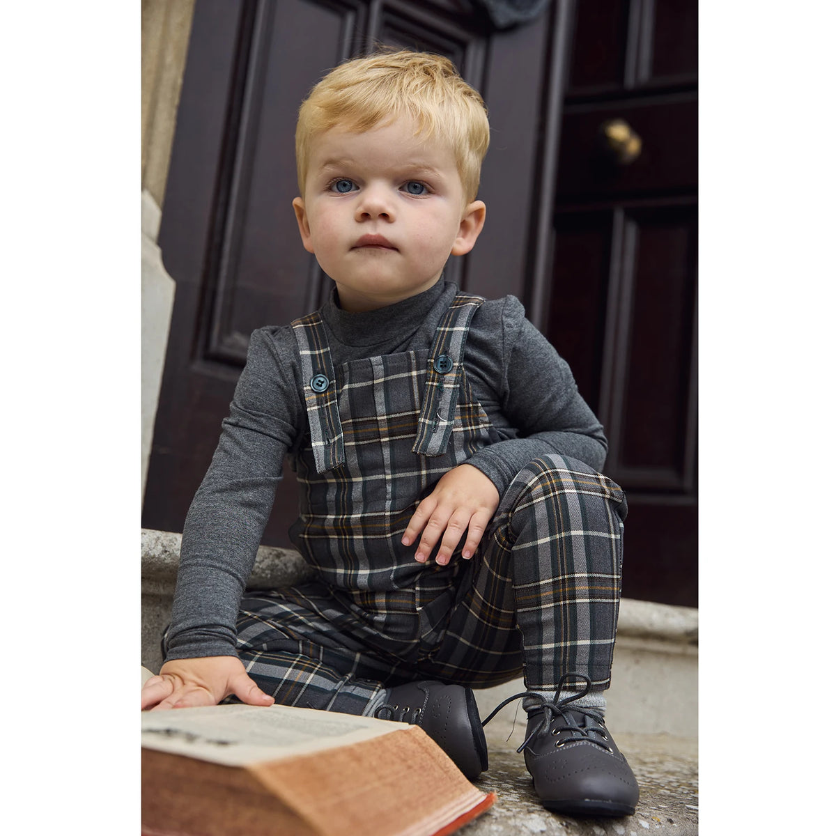 AS AW26 Forest Collection Cotton Corduroy Girls Print Smocking Dress Boys Sweater Embroidery Plaid Pants Familly Match Clothes