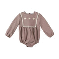 Kids Cotton Linen Clothes Embroidery Baby Romper With Lace Clothing Boutique High Quality 2026 Newborn Rompers