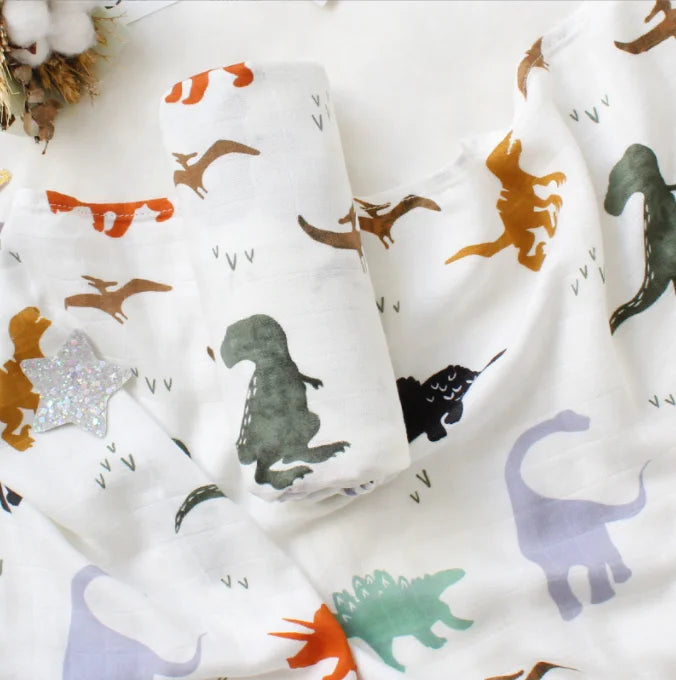 Crinkle Cotton Swaddle Blanket Baby Muslin Blanket  Ruffle Gauze Baby Blankets Newborn Essentials Plain Color Swaddle Wrap