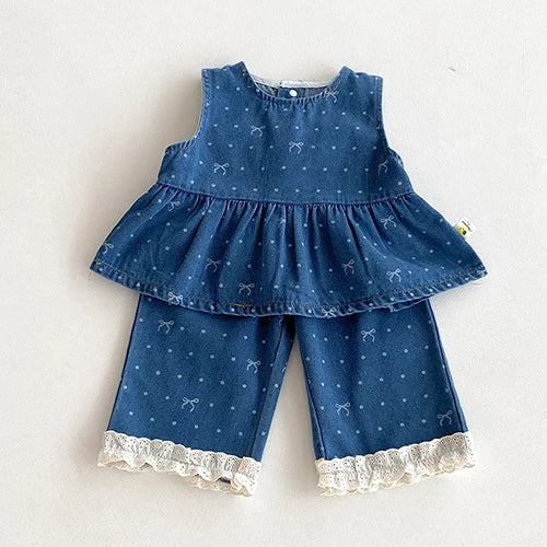 2025 New Autumn 0-4Yrs Toddler Baby Girl Clothes Suit Long Sleeved Cotton Embroidered Shirt+Pants Newborn Baby Clothing Set