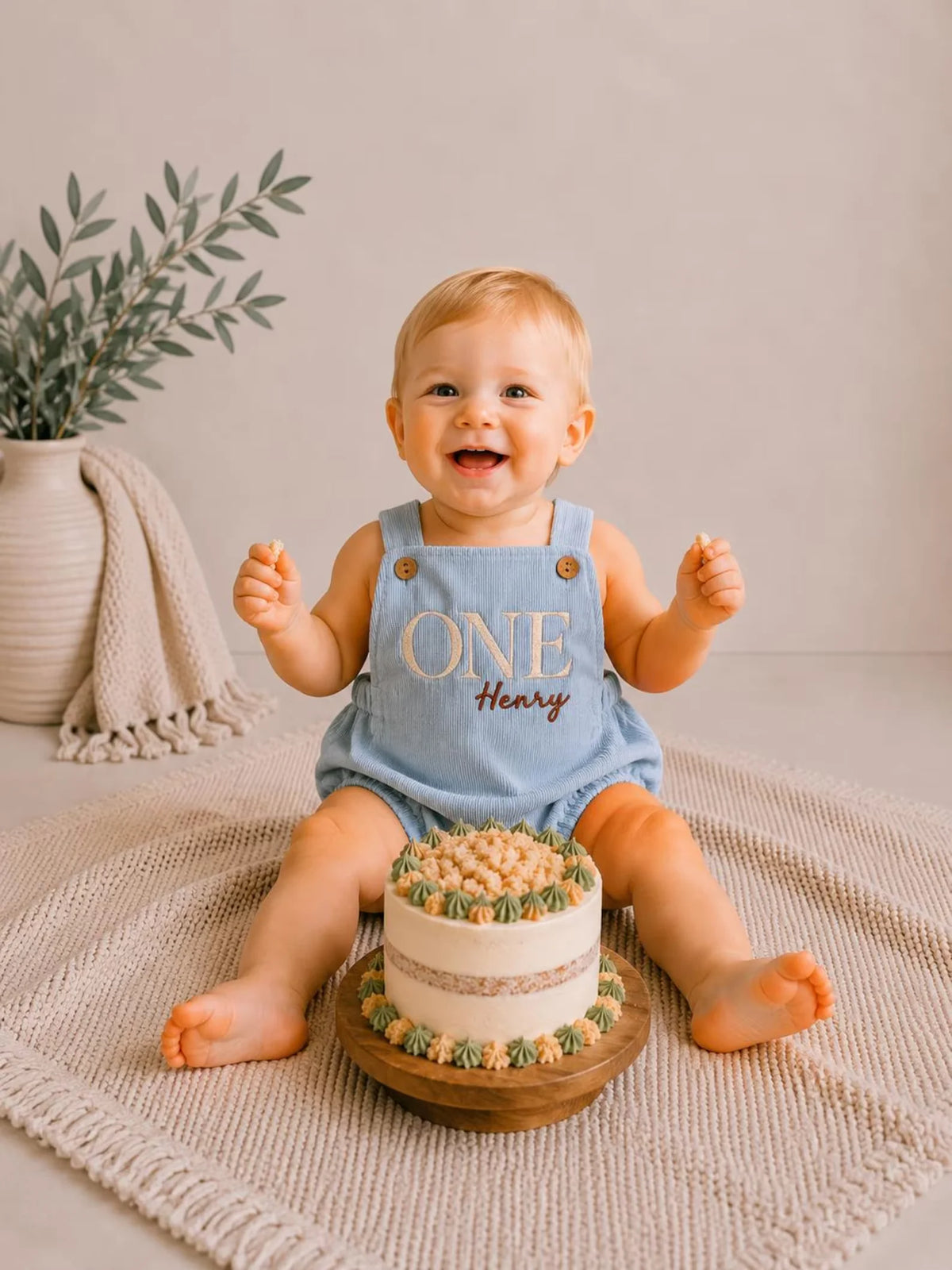 Personalized Baby Cotton Linen Suspender Overalls Solid Color Summer Toddler Sleeveless Rompers Outfit for Boys Girls Jumpsuit