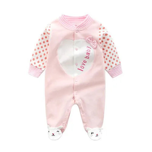Newborn Baby Clothes Spring Baby Romper Princess style girls Sleepsuit Girl Sleepwear One-pieces Jumpsuit Baby Clothing Jumpsuit